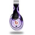 WraptorSkinz Skin Decal Wrap compatible with Original Beats Studio Headphones Metal Flames Purple Skin Only (HEADPHONES NOT INCLUDED)