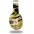 WraptorSkinz Skin Decal Wrap compatible with Original Beats Studio Headphones Alecias Swirl 02 Yellow Skin Only (HEADPHONES NOT INCLUDED)