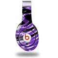 WraptorSkinz Skin Decal Wrap compatible with Original Beats Studio Headphones Alecias Swirl 02 Purple Skin Only (HEADPHONES NOT INCLUDED)