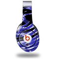 WraptorSkinz Skin Decal Wrap compatible with Original Beats Studio Headphones Alecias Swirl 02 Blue Skin Only (HEADPHONES NOT INCLUDED)