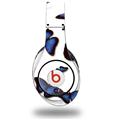 WraptorSkinz Skin Decal Wrap compatible with Original Beats Studio Headphones Butterflies Blue Skin Only (HEADPHONES NOT INCLUDED)