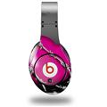 WraptorSkinz Skin Decal Wrap compatible with Original Beats Studio Headphones Barbwire Heart Hot Pink Skin Only (HEADPHONES NOT INCLUDED)