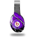 WraptorSkinz Skin Decal Wrap compatible with Original Beats Studio Headphones Barbwire Heart Purple Skin Only (HEADPHONES NOT INCLUDED)