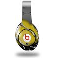 WraptorSkinz Skin Decal Wrap compatible with Original Beats Studio Headphones Barbwire Heart Yellow Skin Only (HEADPHONES NOT INCLUDED)