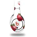 WraptorSkinz Skin Decal Wrap compatible with Original Beats Studio Headphones Strawberries on White Skin Only (HEADPHONES NOT INCLUDED)