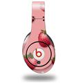 WraptorSkinz Skin Decal Wrap compatible with Original Beats Studio Headphones Strawberries on Pink Skin Only (HEADPHONES NOT INCLUDED)