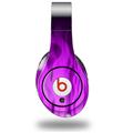 WraptorSkinz Skin Decal Wrap compatible with Original Beats Studio Headphones Fire Purple Skin Only (HEADPHONES NOT INCLUDED)