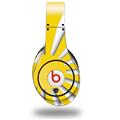 WraptorSkinz Skin Decal Wrap compatible with Original Beats Studio Headphones Rising Sun Japanese Flag Yellow Skin Only (HEADPHONES NOT INCLUDED)