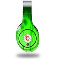 WraptorSkinz Skin Decal Wrap compatible with Original Beats Studio Headphones Fire Green Skin Only (HEADPHONES NOT INCLUDED)