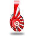 WraptorSkinz Skin Decal Wrap compatible with Original Beats Studio Headphones Rising Sun Japanese Flag Red Skin Only (HEADPHONES NOT INCLUDED)