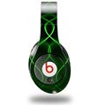 WraptorSkinz Skin Decal Wrap compatible with Original Beats Studio Headphones Abstract 01 Green Skin Only (HEADPHONES NOT INCLUDED)