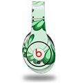 WraptorSkinz Skin Decal Wrap compatible with Original Beats Studio Headphones Petals Green Skin Only (HEADPHONES NOT INCLUDED)