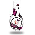 WraptorSkinz Skin Decal Wrap compatible with Original Beats Studio Headphones Butterflies Purple Skin Only (HEADPHONES NOT INCLUDED)