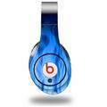 WraptorSkinz Skin Decal Wrap compatible with Original Beats Studio Headphones Fire Blue Skin Only (HEADPHONES NOT INCLUDED)