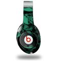 WraptorSkinz Skin Decal Wrap compatible with Original Beats Studio Headphones Skulls Confetti Seafoam Green Skin Only (HEADPHONES NOT INCLUDED)