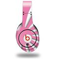 WraptorSkinz Skin Decal Wrap compatible with Original Beats Studio Headphones Rising Sun Japanese Flag Pink Skin Only (HEADPHONES NOT INCLUDED)