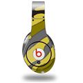 WraptorSkinz Skin Decal Wrap compatible with Original Beats Studio Headphones Camouflage Yellow Skin Only (HEADPHONES NOT INCLUDED)