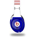 WraptorSkinz Skin Decal Wrap compatible with Original Beats Studio Headphones Red White and Blue Skin Only (HEADPHONES NOT INCLUDED)