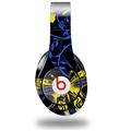 WraptorSkinz Skin Decal Wrap compatible with Original Beats Studio Headphones Twisted Garden Blue and Yellow Skin Only (HEADPHONES NOT INCLUDED)