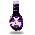 WraptorSkinz Skin Decal Wrap compatible with Original Beats Studio Headphones Radioactive Purple Skin Only (HEADPHONES NOT INCLUDED)