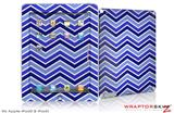 iPad Skin Zig Zag Blues (fits iPad 2 through iPad 4)