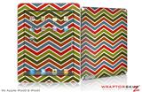 iPad Skin Zig Zag Colors 01 (fits iPad 2 through iPad 4)