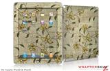 iPad Skin Flowers and Berries Yellow (fits iPad 2 through iPad 4)