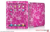 iPad Skin Triangle Mosaic Fuchsia (fits iPad 2 through iPad 4)