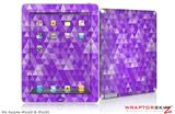 iPad Skin Triangle Mosaic Purple (fits iPad 2 through iPad 4)