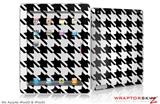 iPad Skin Houndstooth Black and White (fits iPad 2 through iPad 4)