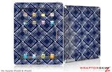 iPad Skin Wavey Navy Blue (fits iPad 2 through iPad 4)