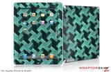 iPad Skin Retro Houndstooth Seafoam Green (fits iPad 2 through iPad 4)