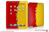 iPad Skin Ripped Colors Red Yellow (fits iPad 2 through iPad 4)