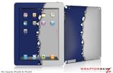 iPad Skin Ripped Colors Blue Gray (fits iPad 2 through iPad 4)