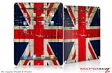 iPad Skin Painted Faded and Cracked Union Jack British Flag (fits iPad 2 through iPad 4)