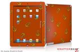 iPad Skin Anchors Away Burnt Orange (fits iPad 2 through iPad 4)