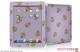 iPad Skin Anchors Away Lavender (fits iPad 2 through iPad 4)