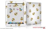 iPad Skin Anchors Away White (fits iPad 2 through iPad 4)