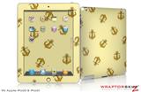 iPad Skin Anchors Away Yellow Sunshine (fits iPad 2 through iPad 4)