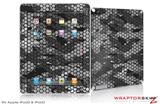 iPad Skin HEX Mesh Camo 01 Gray (fits iPad 2 through iPad 4)