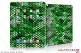 iPad Skin HEX Mesh Camo 01 Green Bright (fits iPad 2 through iPad 4)