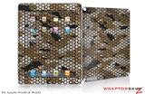 iPad Skin HEX Mesh Camo 01 Tan (fits iPad 2 through iPad 4)