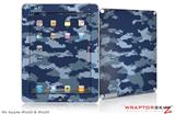 iPad Skin WraptorCamo Digital Camo Navy (fits iPad 2 through iPad 4)