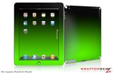 iPad Skin Smooth Fades Green Black (fits iPad 2 through iPad 4)