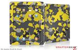 iPad Skin WraptorCamo Old School Camouflage Camo Yellow (fits iPad 2 through iPad 4)