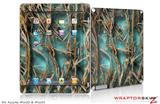 iPad Skin WraptorCamo Grassy Marsh Camo Neon Teal (fits iPad 2 through iPad 4)