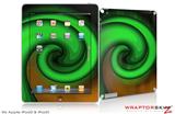 iPad Skin Alecias Swirl 01 Green (fits iPad 2 through iPad 4)