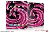 iPad Skin Alecias Swirl 02 Hot Pink (fits iPad 2 through iPad 4)