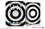 iPad Skin Bullseye Black and White (fits iPad 2 through iPad 4)