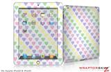 iPad Skin Pastel Hearts on White (fits iPad 2 through iPad 4)